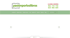 Desktop Screenshot of pasionporloslibros.es